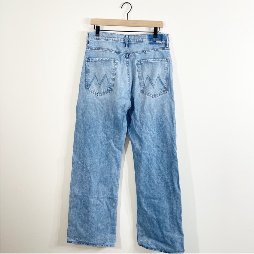 MOTHER The Lasso Heel Left in the Dust Light Wash Wide Leg Jeans, EUC, 34 - Picture 7 of 12